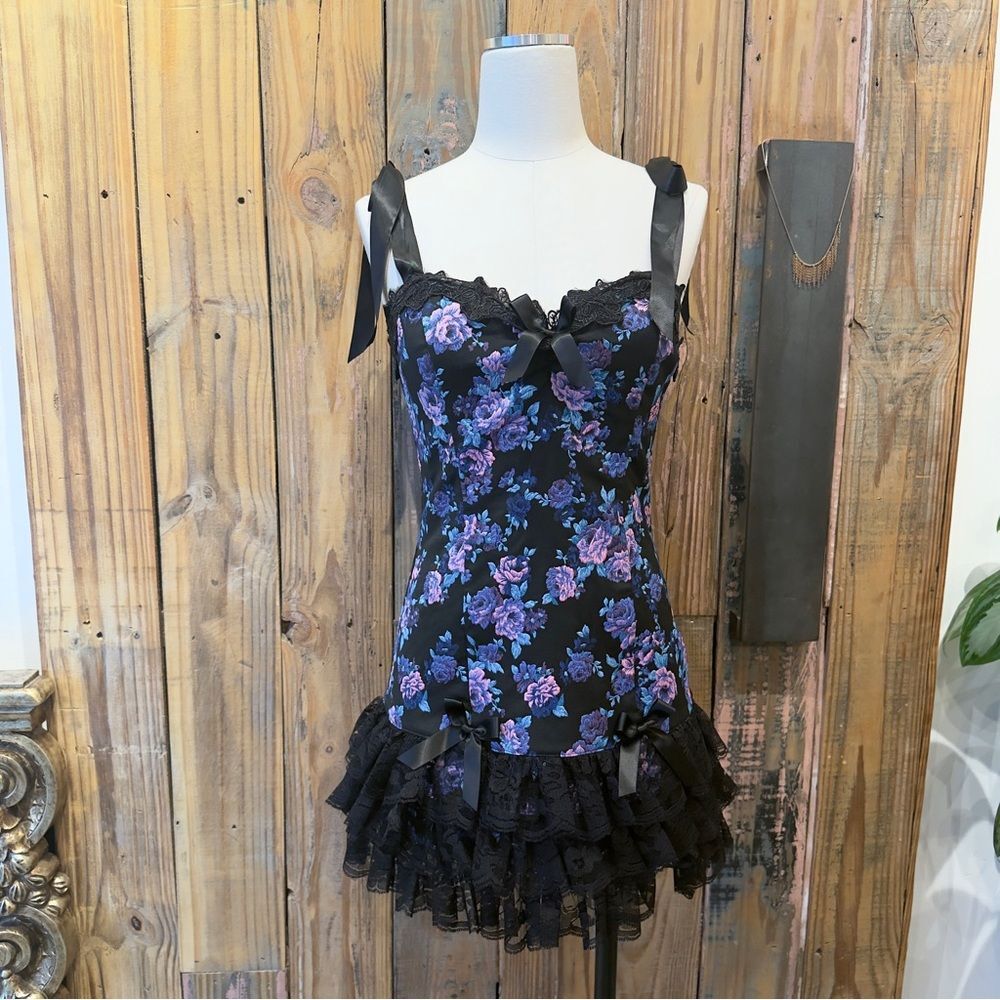 NWT Widow 'Frozen Over Brocade' Dress Sz Small